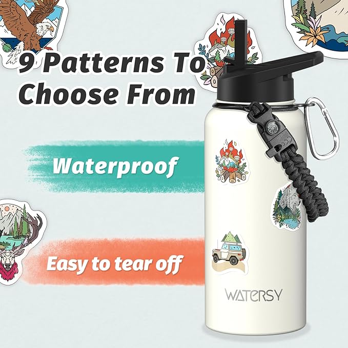 32oz Insulated Water Bottle, BPA Free&Leak Proof, Stainless Steel Water Flask - Image 4