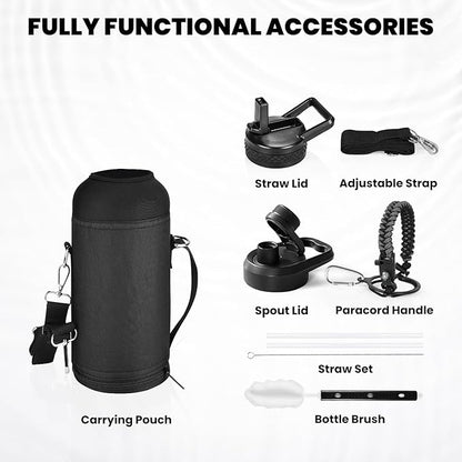 RAYMYLO Insulated Water Bottle 32 oz, Triple Wall Vacuum Stainless Steel - Image 6