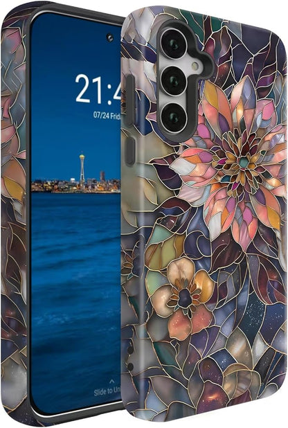 Compatible for Samsung Galaxy A16 5G Case, Dual Layer Heavy Duty 2 in 1 by BSMOSPER