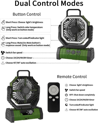 ADUST Camping Battery Powered Fan - Image 5