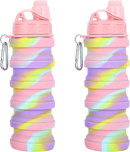 Collapsible Water Bottles Travel water bottle Sports Portable Sport Water by YCTMALL