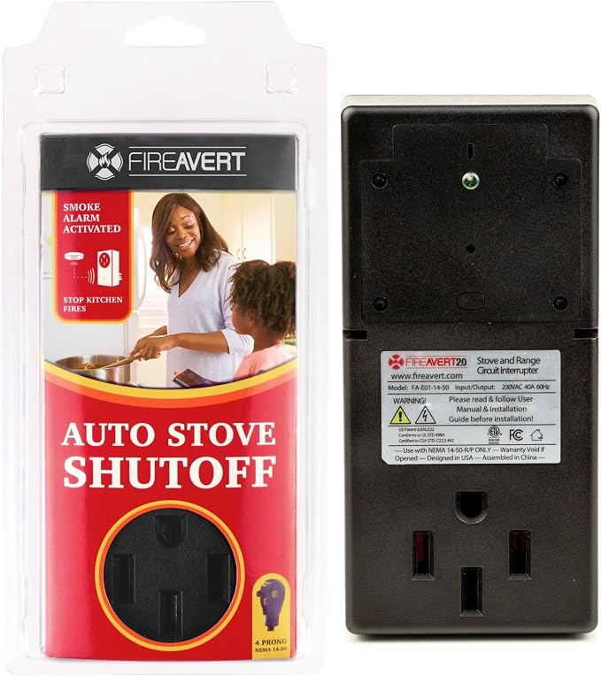 FireAvert - Electric Auto Stove Shut-Off Safety Device - As Seen On Shark Tank by FireAvert