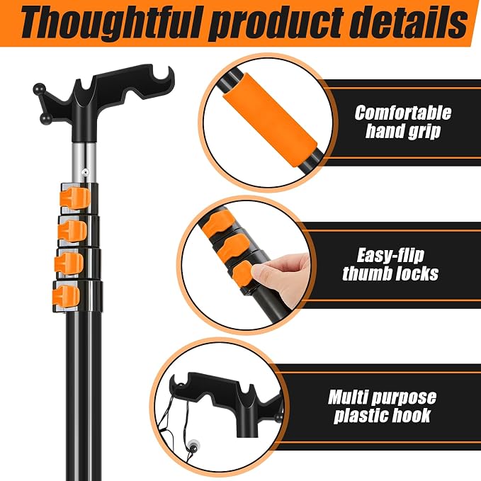 4.3-18 ft Telescopic Extension Pole - Image 3