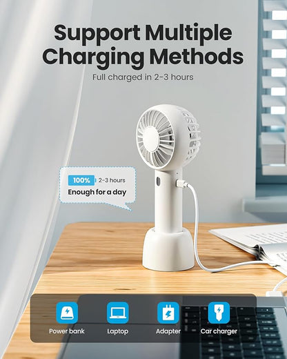 Gaiatop Mini Portable Fan, Small and Powerful, Cute Design 3 Speed Personal - Image 6