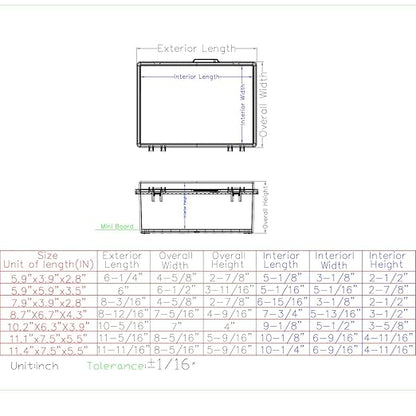 Junction Box, Outdoor Electrical Boxes Waterproof IP67 ABS Plastic Project Box - Image 6