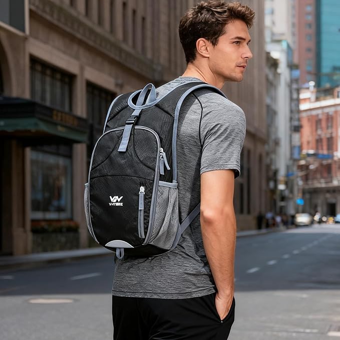 15L Foldable Hiking Backpack, Lightweight Packable Waterproof Machine Washable - Image 9