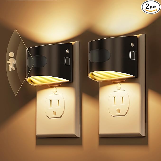 L LOHAS LED Night Light with Motion Sensor & Dusk to Dawn Sensor, Night Lights by LLOHASLED