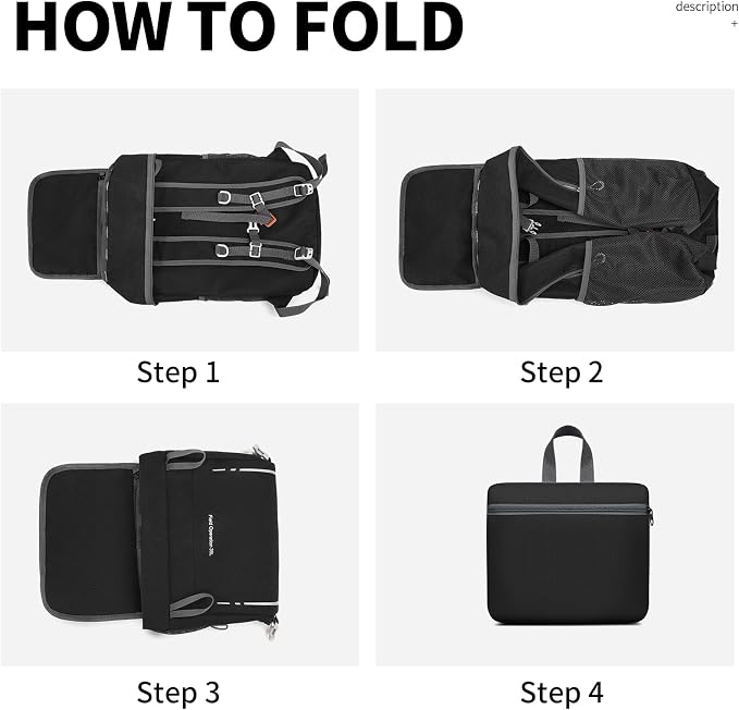 35L Lightweight Packable Backpack – Durable Foldable Daypack - Image 7