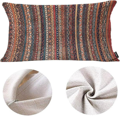 EKOBLA Turkish Carpet Rectangle Pillow Cases Vintage Persian Oriental Waist - Image 6