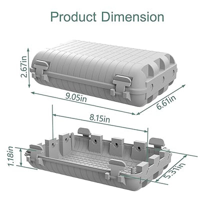 Outdoor Waterproof Electrical Box, Large Extension Cord Cover Plug Protector - Image 3