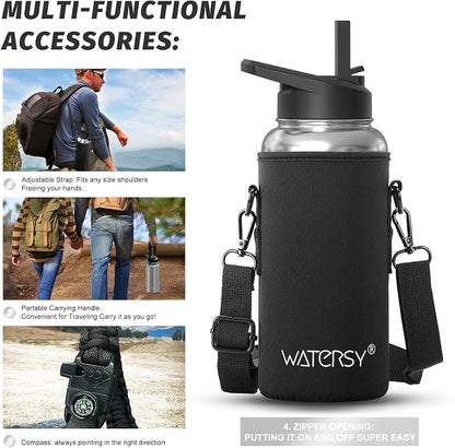 32oz Insulated Water Bottle, BPA Free&Leak Proof, Stainless Steel Water Flask - Image 6