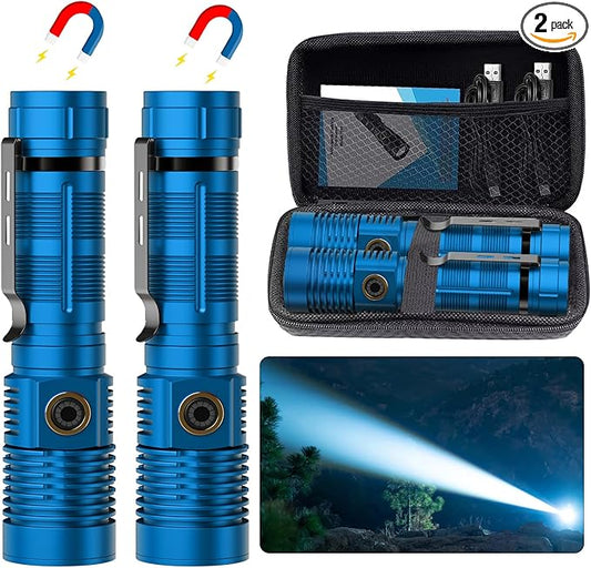 Hoxida Small Tactical Flashlights High Lumens by Hoxida