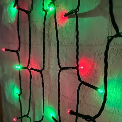 75.8 FT 200 LED Red and Green Christmas Lights Indoor Outdoor, Timer & Memory - Image 5
