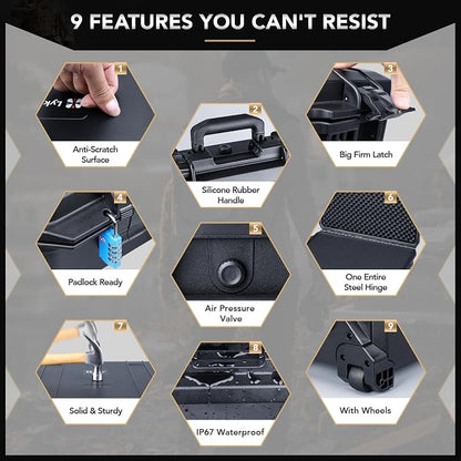 Lykus HC-5220 Waterproof Hard Case - Image 5