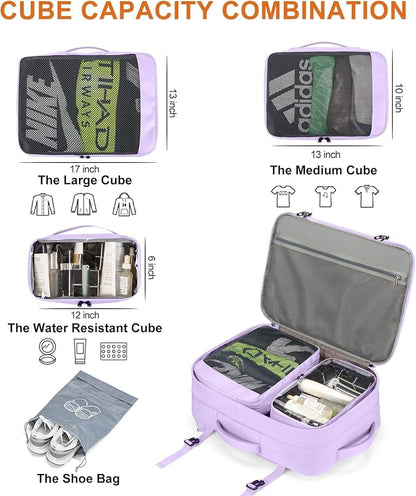 Lumesner Carry on Travel Backpacks, Extra Large 40L Flight Approved Bag - Image 3