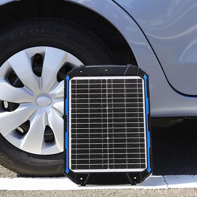 SUNER POWER 20W 12V Solar Battery Trickle Charger & Maintainer PRO, Built-in - Image 7