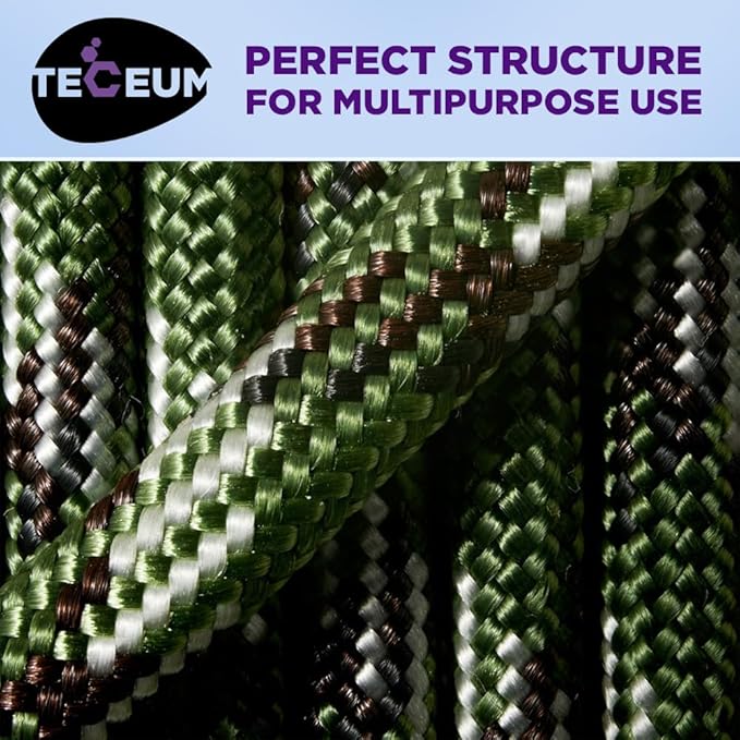 TECEUM Reflective Paracord Rope 1000 – 1000ft/200ft/100ft/50ft – 40+ Colors – - Image 8
