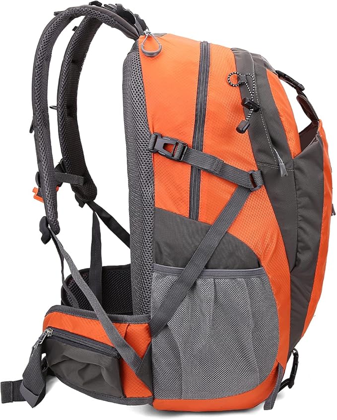 FENGDONG 40L Waterproof Lightweight Outdoor Daypack Hiking, Travel Backpack - Image 6