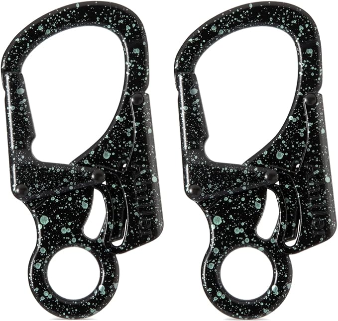 Ahiller Carabiner Clip, Double Anti-Misopening Locking Design, Key Ring Clip by Ahiller