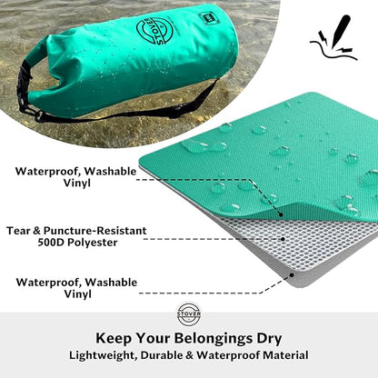 STOVER 5/10/25/30/40/55L Waterproof Dry Bag- Roll-Top Backpack w/Phone Case- - Image 2