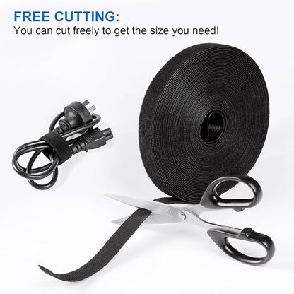 OneLeaf 2 Pack Fastening Cable Management Roll, Free Cutting Cable Straps - Image 7