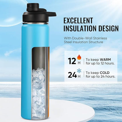Fijinhom 24 oz Insulated Water Bottle - Image 2