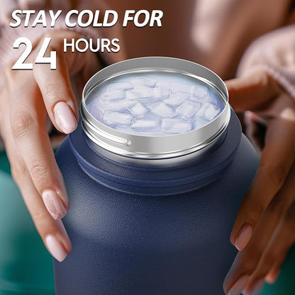 Navigate 40 oz Insulated Stainless Steel Sports Water Bottle - Image 7