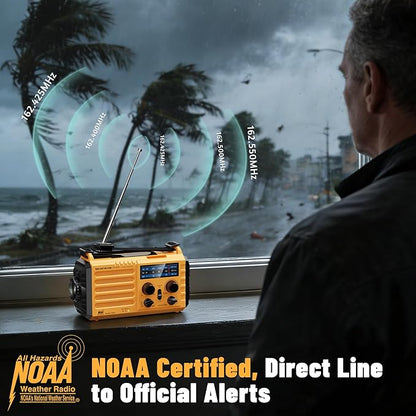 NOAA Weather Radio AM/FM/Shortwave, 5 Way Powered Emergency Radio - Image 3