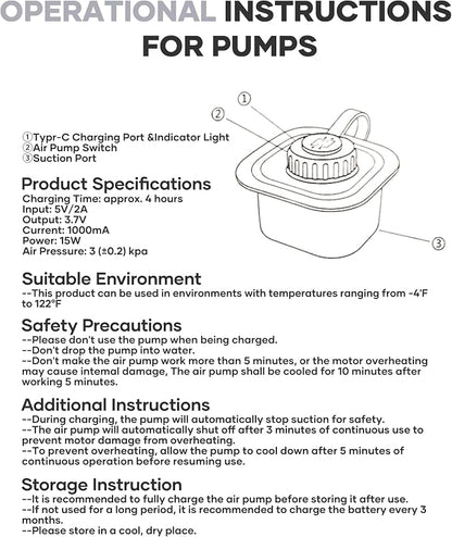 coofay Vacuum Backpack Travel - Image 9
