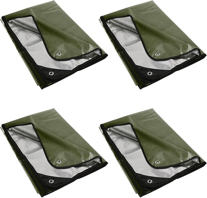 RedSwing 4 Pack Heavy Duty Waterproof Emergency Thermal Tarp, Insulated by RedSwing
