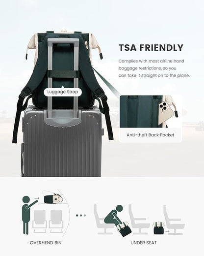 LOVEVOOK Laptop Backpack for Women, 15.6 Inch Work Laptop Bag - Image 5