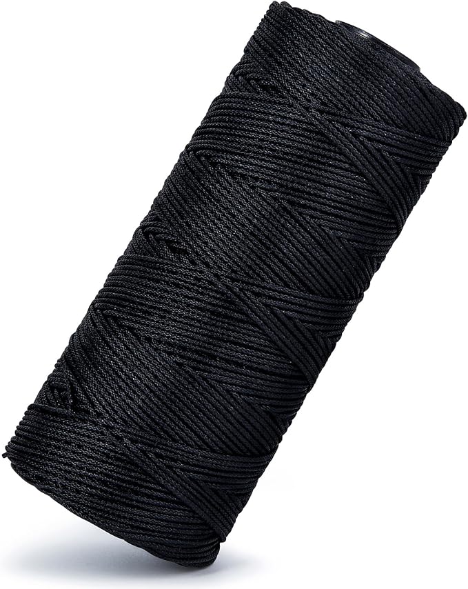 HONGDA Braided Tarred Bank Line Braided Nylon Twine, 789 Feet #12 Bank Line - Image 6