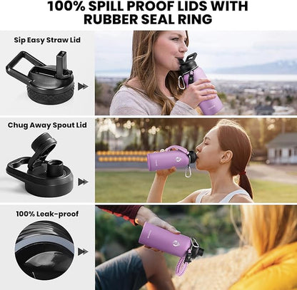 RAYMYLO Insulated Water Bottle 32 oz, Triple Wall Vacuum Stainless Steel - Image 3