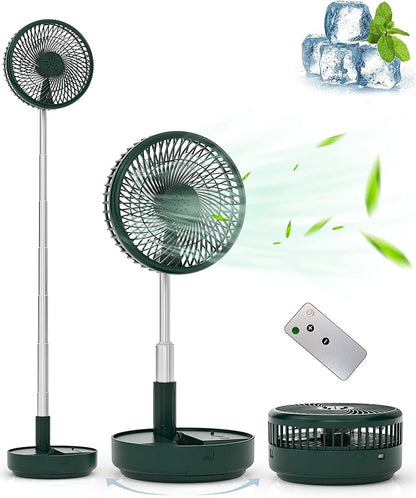 Primevolve Portable Oscillating Standing Fan, Rechargeable Battery Operated USB by Primevolve