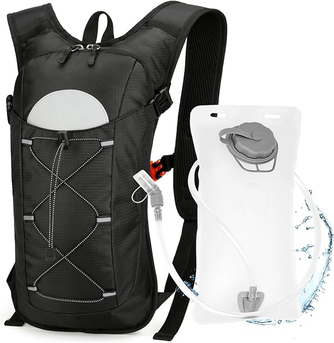 Hydration Backpack with 2L Water Bladder – Lightweight & Durable by Opliy