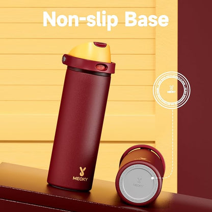 24 oz Insulated Water Bottle for Women: Meoky Stainless Steel Water Bottle - Image 8
