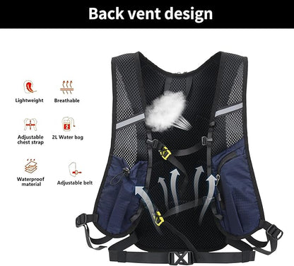DOJUNS Hiking Backpack Lightweight Travel Backpack 20L Waterproof Hiking - Image 2