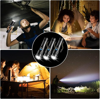 UUYEE 3Pack Rechargeable Flashlights High Lumens, Super Bright Flashlight - Image 7