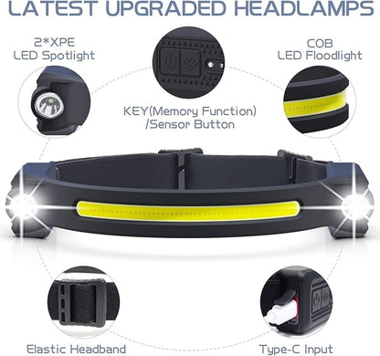AlpsWolf Headlamp Rechargeable LED 1Pack - Image 2