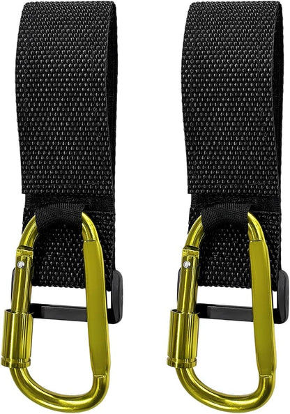 2 PCS UTV Hook for Hanging Headsets, Aluminum Alloy Stroller Carabiner Clips by Unknown