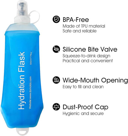 GYGYL Soft Flask, TPU Collapsible Soft Water Bottle - Image 3