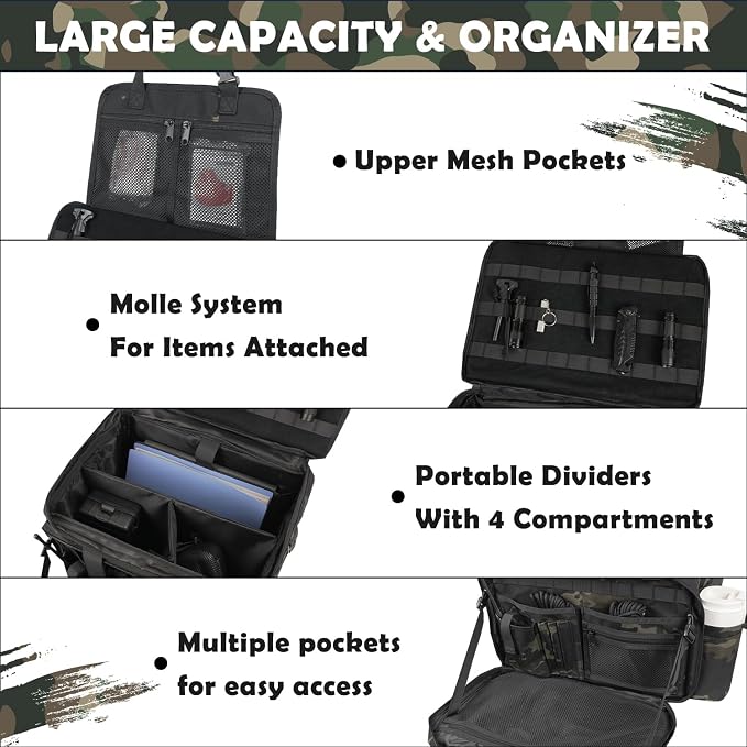 SCAVATA Patrol Bag Law Enforcement, Police Gear Car Front Seat Vehicle - Image 2