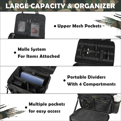 SCAVATA Patrol Bag Law Enforcement, Police Gear Car Front Seat Vehicle - Image 2