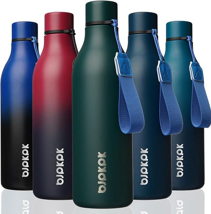 BJPKPK Insulated Water Bottles, 25 oz Stainless Steel Metal Water Bottle by BJPKPK