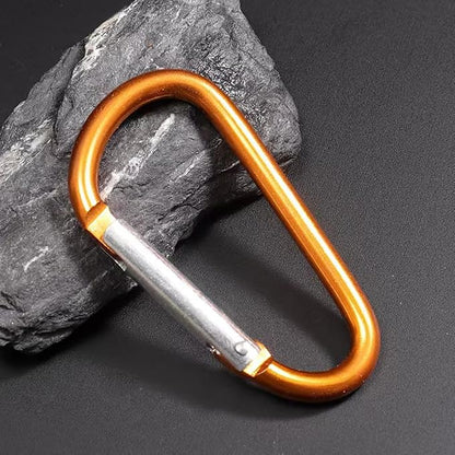Carabiner Keychain Clip -3" Aluminum Carabiner D Ring, Caribeener Clips - Image 2