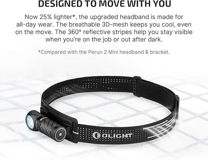 OLIGHT Perun 3 Mini Premium Headlamp 1250 Lumens Flashlight - Image 6