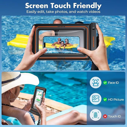 UNBREAKcableXL Size EXTRA Large Waterproof Phone Pouch Floating IPX8 Phone Case - Image 5