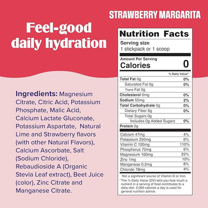 Ultima Replenisher Daily Electrolyte Powder – Strawberry Margarita, 16 - Image 3