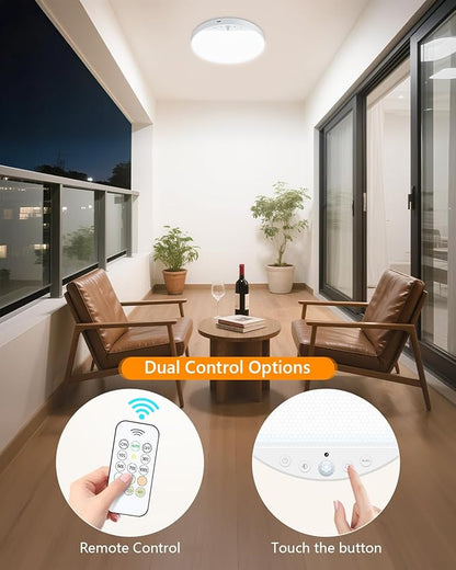 Rechargeable 8W Motion Sensor Ceiling Light Indoor, No Wiring & Magnetic - Image 7