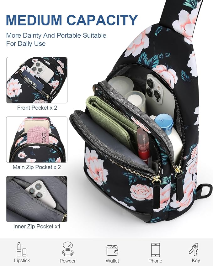 Capolo Sling Bag for Women Men Waterproof Crossbody Bags for Women Trendy - Image 4